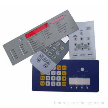 flat membrane switch panel used in the fitness industry